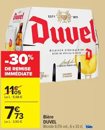 Carrefour DUVEL Bière offre