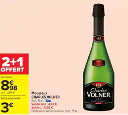 Carrefour CHARLES VOLNER Mousseux offre