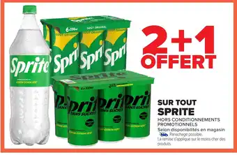 Carrefour SPRITE Sur tout offre