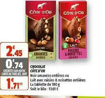 Chocolat Côte D'or