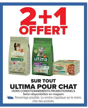 Carrefour ULTIMA POUR CHAT Sur tout offre