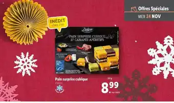Lidl Pain Surprise Cubique Deluxe offre