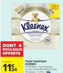 Carrefour KLEENEX Papier Hygiénique offre