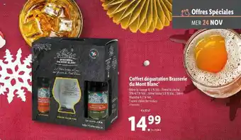 Lidl Coffret Dégustation Brasserie Du Mont Blanc offre