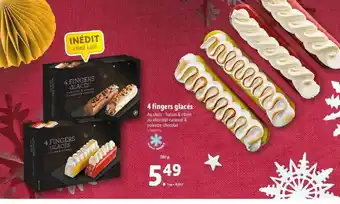 Lidl 4 Fingers Glacés offre