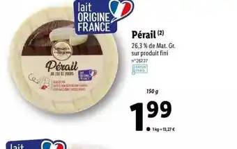 Lidl Pérail Saveurs De Nos Régions offre