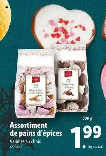 Lidl Assortiment De Pains D'épices offre