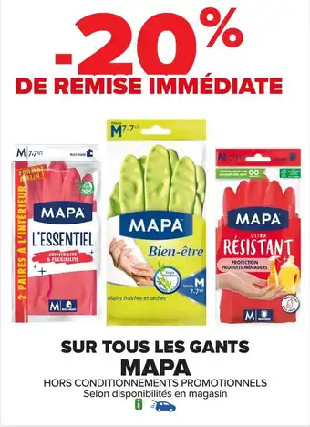 Carrefour MAPA Sur tous les gants offre