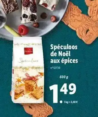 Lidl Spéculoos De Noël Aux épices Favorina offre