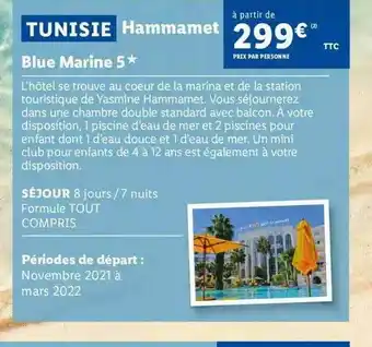 Lidl Tunisie Hammamet offre