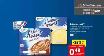 Lidl Crème Dessert Envia offre