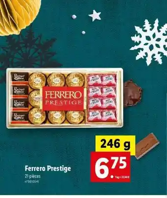 Lidl Ferrero Prestige offre
