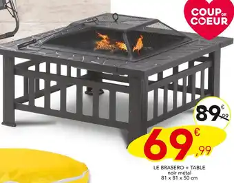 Stokomani Le brasero + table offre