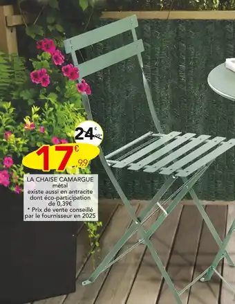 Stokomani La chaise camargue offre