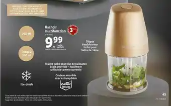 Lidl Hachoir Multifonction offre