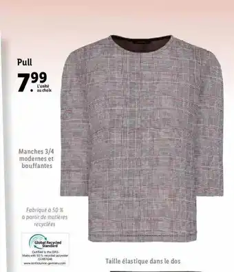 Lidl Pull offre
