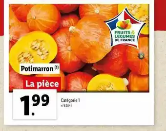 Lidl Potimarron offre