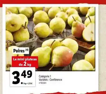 Lidl Poires offre