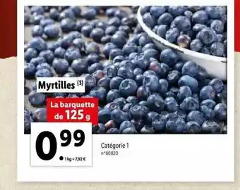 Myrtilles