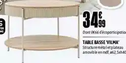 L'incroyable Table basse offre