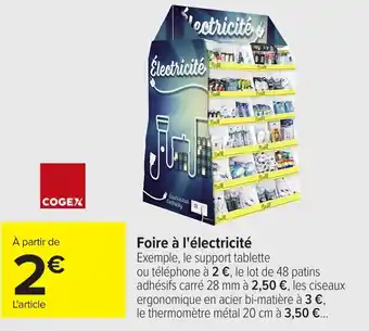 Carrefour Foire à l'électricité offre