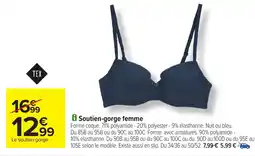 Carrefour TEX Soutien-gorge femme offre