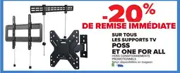 Carrefour Sur tous les supports tv poss et one for all offre