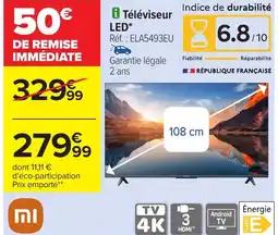 Carrefour Téléviseur LED offre