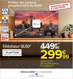 Carrefour Téléviseur QLED offre