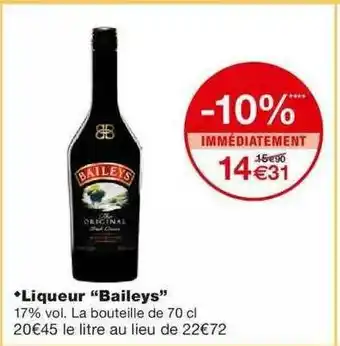 Monoprix Liqueur offre