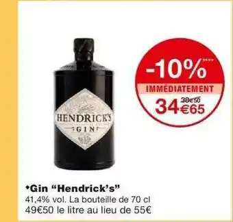 Monoprix Gin offre