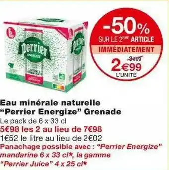 Monoprix Eau Minérale Naturelle offre