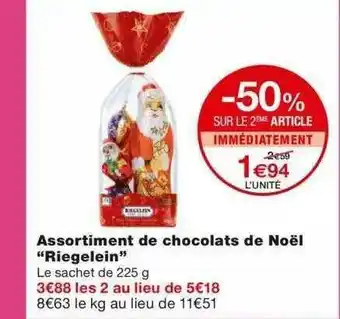 Monoprix Assortiment De Chocolats De Noël offre