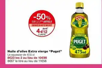 Monoprix Huile D'olive Extra Vierge offre