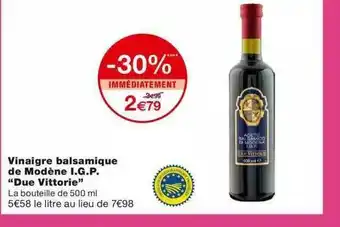 Monoprix Vinaigre Balsamique De Modène I.g.p. offre