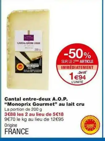 Cantal Entre-deux A.o.p.