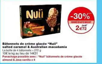 Monoprix Bâtonnets De Crème Glacée offre