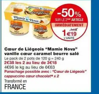 Monoprix Cœur De Liégeois offre