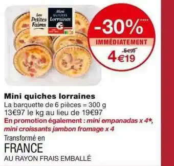 Mini Quiches Lorraines