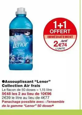 Monoprix Assouplissant offre