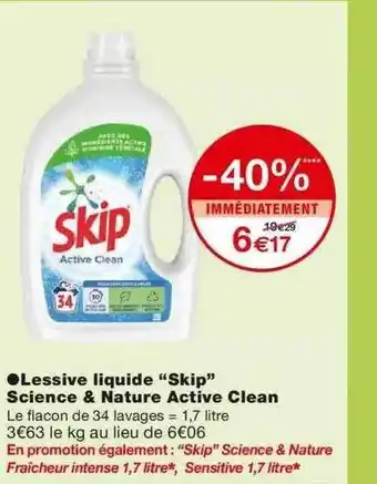 Monoprix Lessive Liquide offre