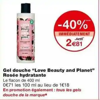 Monoprix Gel Douche offre