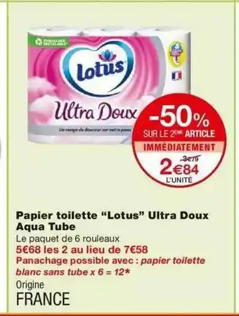 Monoprix Papier Toilette offre