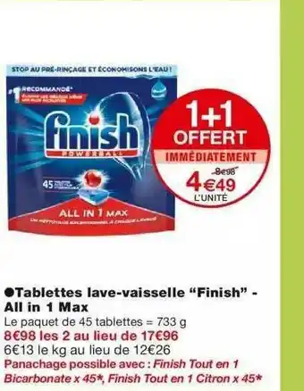 Monoprix Tablettes Lave-vaisselle offre