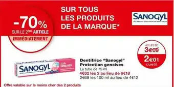 Monoprix Dentifrice offre