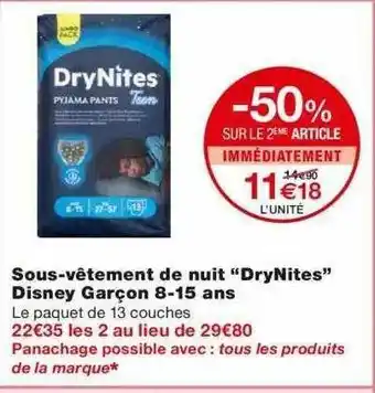Monoprix Sous-vêtement De Nuit offre