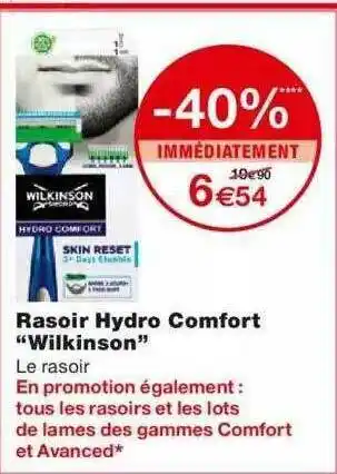 Monoprix Rasoir Hydro Comfort offre