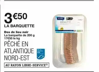 Monoprix Dos De Lieu Noir offre