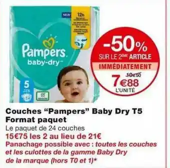 Monoprix Couches offre