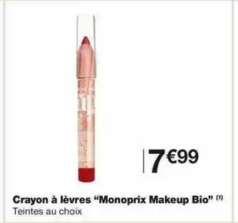 Monoprix Crayon à Lèvres offre